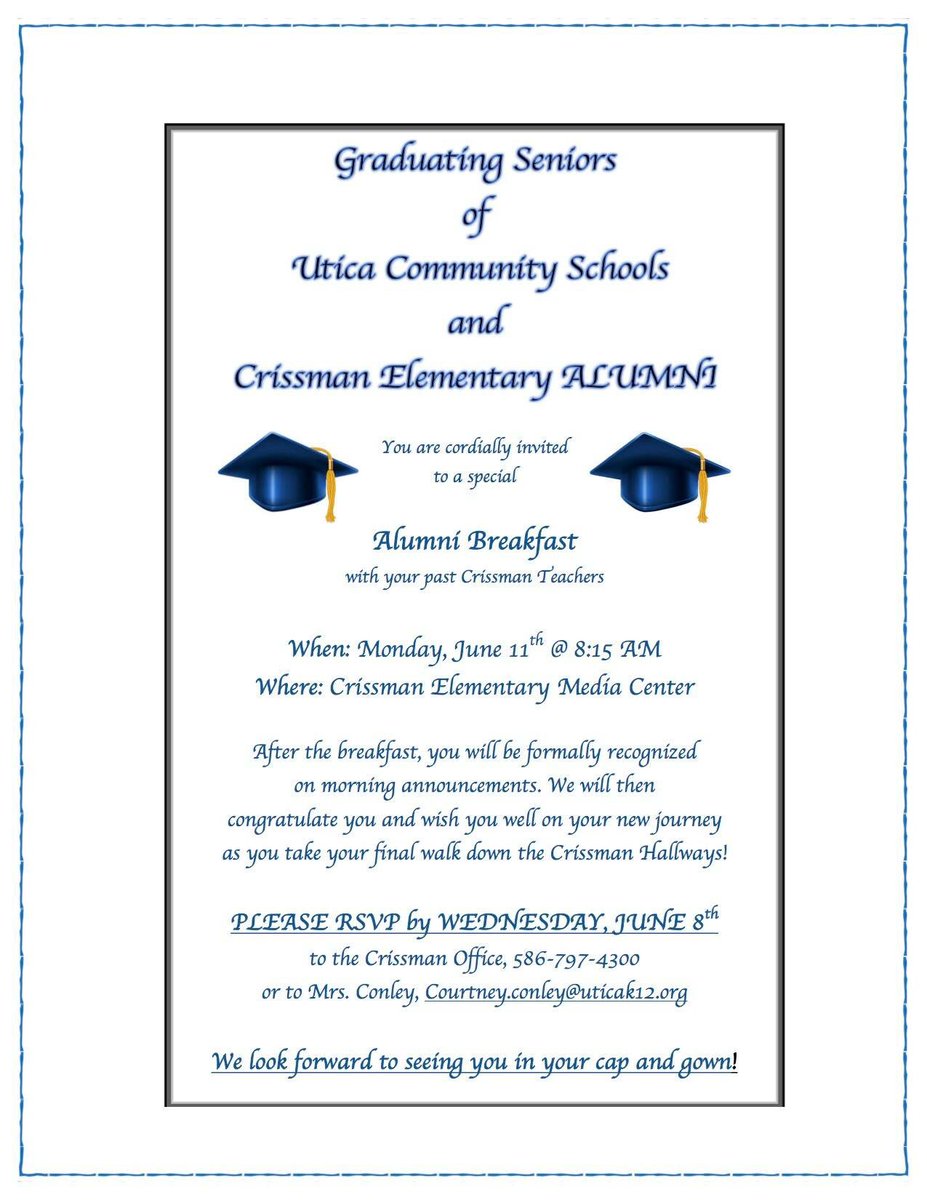 tcconley29's tweet photo. @ikeclass2018  don’t forget to RSVP for next Monday!!!! https://t.co/ael1iYwu7S