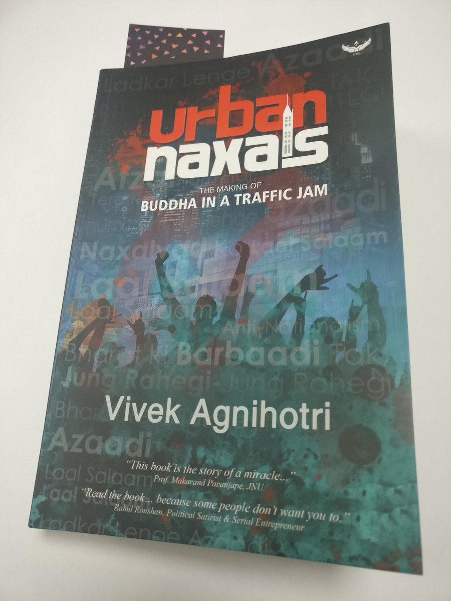 So finally the beauty is in my hand. I could not resist myself to start reading it in office 😉 as I am a big fan of #BuddhainaTrafficJam
Thanks to @vivekagnihotri ji for this masterpiece.
Happy Reading