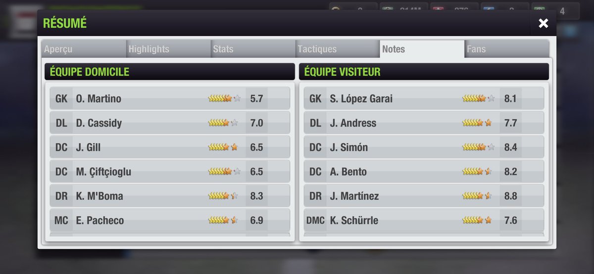Cycy_KA's tweet photo. first day in #CDFELITE, first victory against my mentor @chavanodfc who brought me a lot as a manager @topeleven. thank you to the players for the respect of the instructions https://t.co/o7dbEBubt9