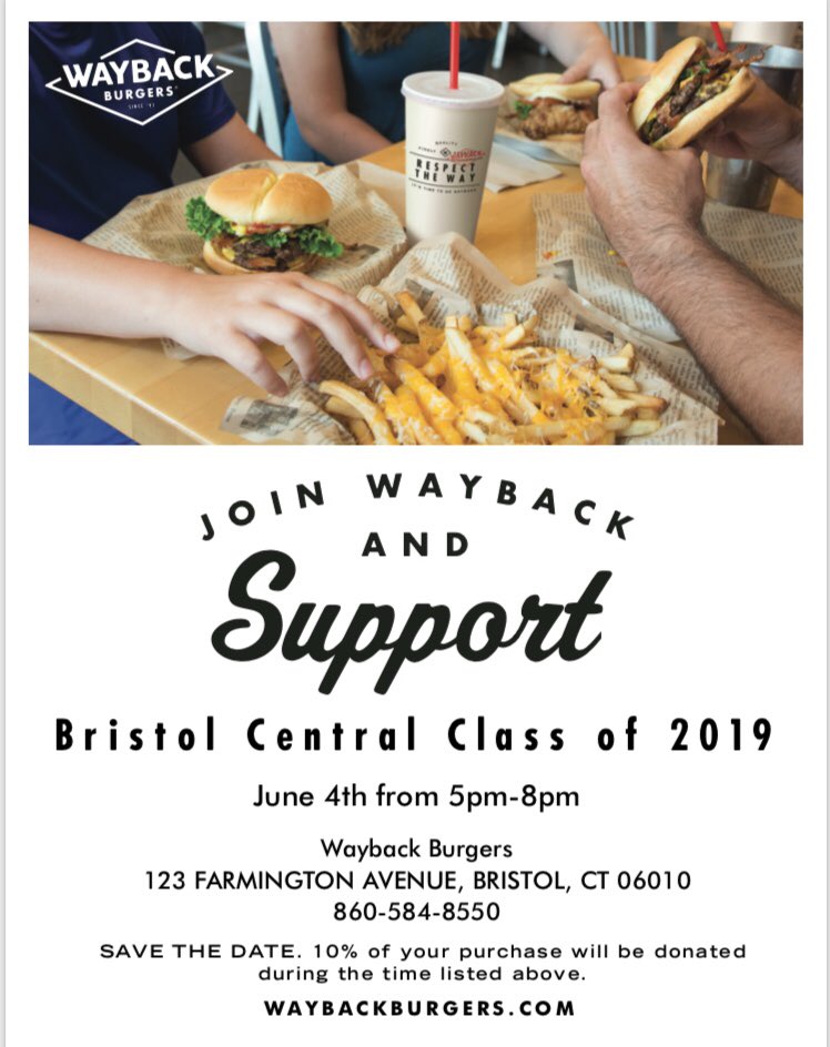 BCclassof19's tweet photo. Support the Junior Class tonight at Jakes Wayback in Bristol!! @BCSocStudies @BCHSprincipal https://t.co/mRW1bGtG0q