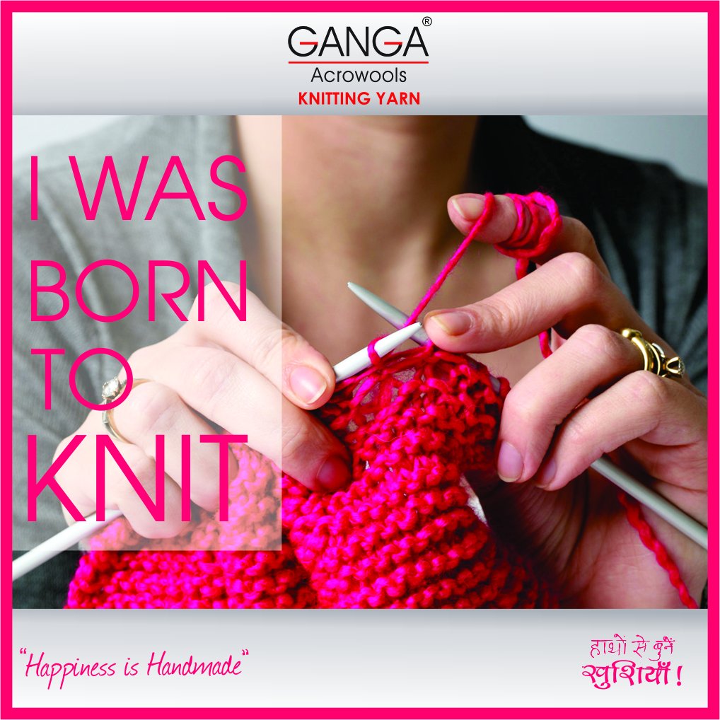 GangaAcrowools's tweet photo. I was born to knit.
#Gangaacrowools #Knitters #Knittinghappiness #Yarn #Yarnsmanufacture #Knittingyarn #MachineKnittingYarn #WoolKnittingYarn #HandKnittingYarnIndia #Classicalyarn #Fancyyarnmanufacturers #Yarnsmanufacturer @GangaAcrowools https://t.co/4QquS1EDd2
