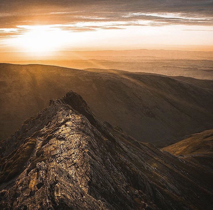 #MondayMotivation Sharp Edge, Blencathra, at dawn.