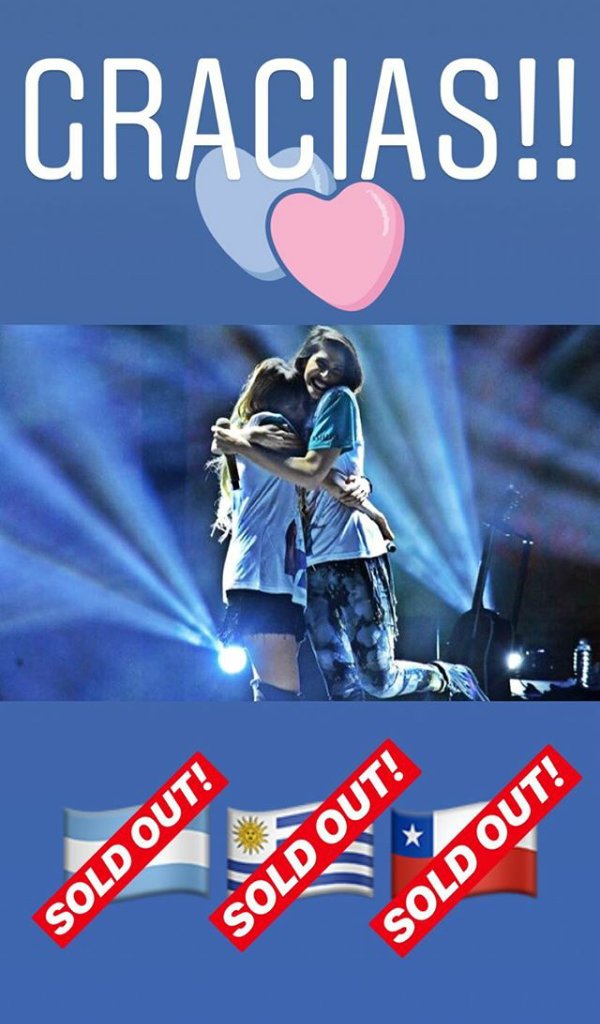 JessGon01619343's tweet photo. Fue una gira espectacular por Suramérica #HaAshEnUruguay #HaAshEnArgentina #HaAshEnChile #SoldOud #ReinasdelSoldOut #Gira100AñosContigo chicas son las mejores, las amó como no tienen idea, es un orgullo ser #HaAshFan
Que sigan los éxitos!!!!! ❤❤❤❤❤❤❤❤
@haashoficial https://t.co/xMzlsrlYR7