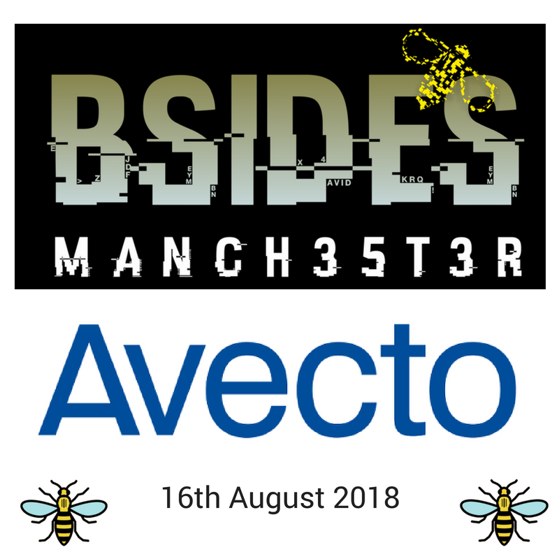 EmmaRec84's tweet photo. Excited to announce that @Avecto are  back as a @BSidesMCR sponsor! Looking forward to seeing everyone in August at this amazing event #infosec #security 🐝🐝🐝 
We're always keen to hear from security enthusiasts 😉https://t.co/egGExAlS7N https://t.co/WeyXHmtjeM