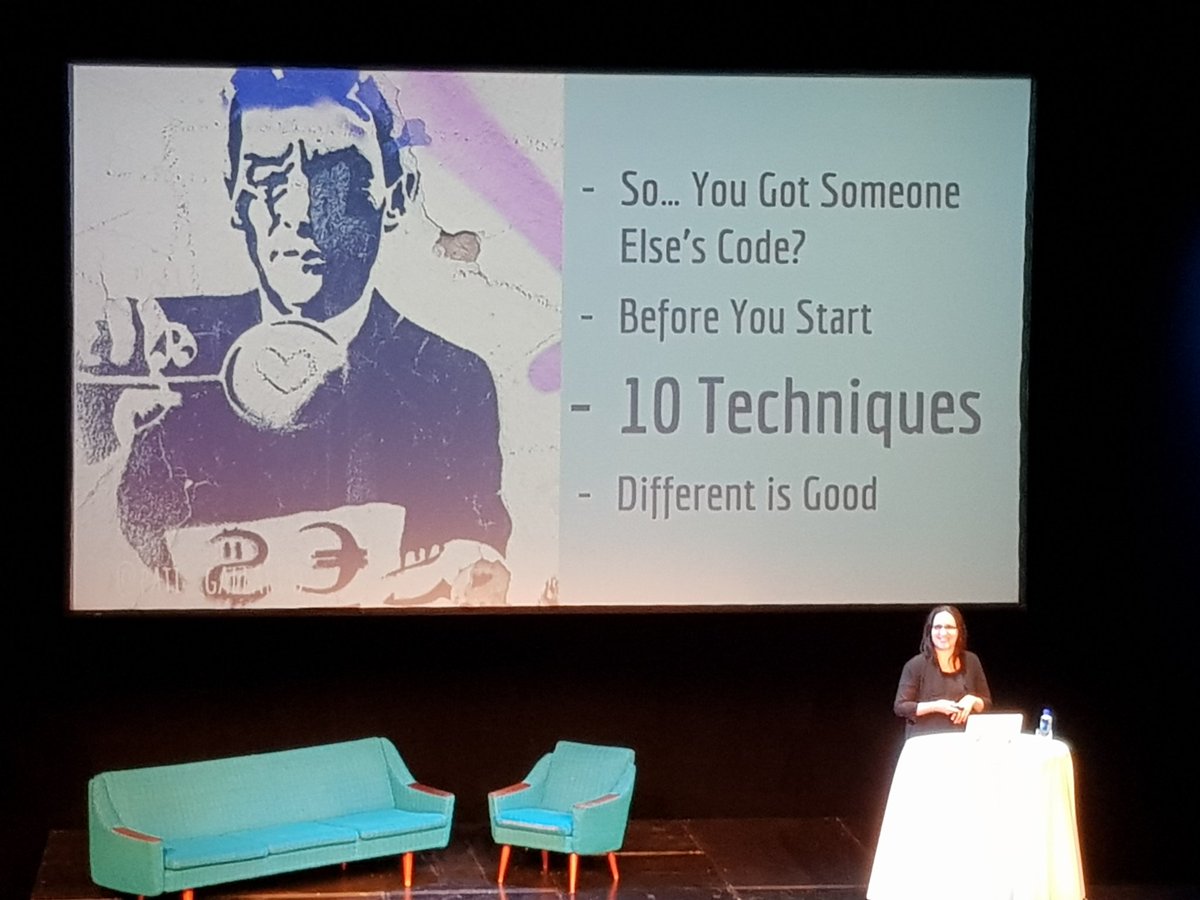 it_vegard's tweet image. Best reason to get up early for the first talk of a conference in years: @pati_gallardo talking about reading other people&apos;s code! #webrebels2018