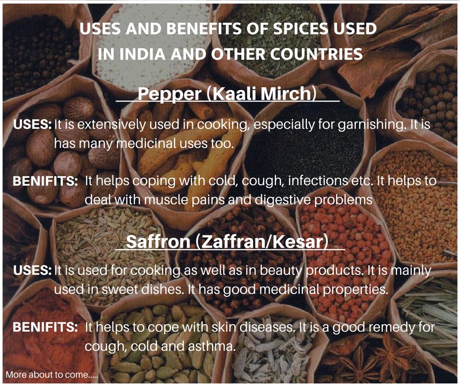 CafeVishala's tweet photo. Today's spice
#IndianSpice #Flavors #Tasty #Good4Health #Benifits
Stay tuned to know more benefits of Spices . https://t.co/hMbRkIvZSz