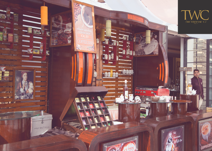 TheWeddingCo_In's tweet photo. When we think of a bar, we think some whiskey, some beer, some gin but here's something new and simply fab by TWC.
A Coffee Bar!!!
#twcweddings #mondaymotivation #weddingplanners #wedding #coffeebardecor #coffeebar #twcdecor https://t.co/zUxJIoMlzU