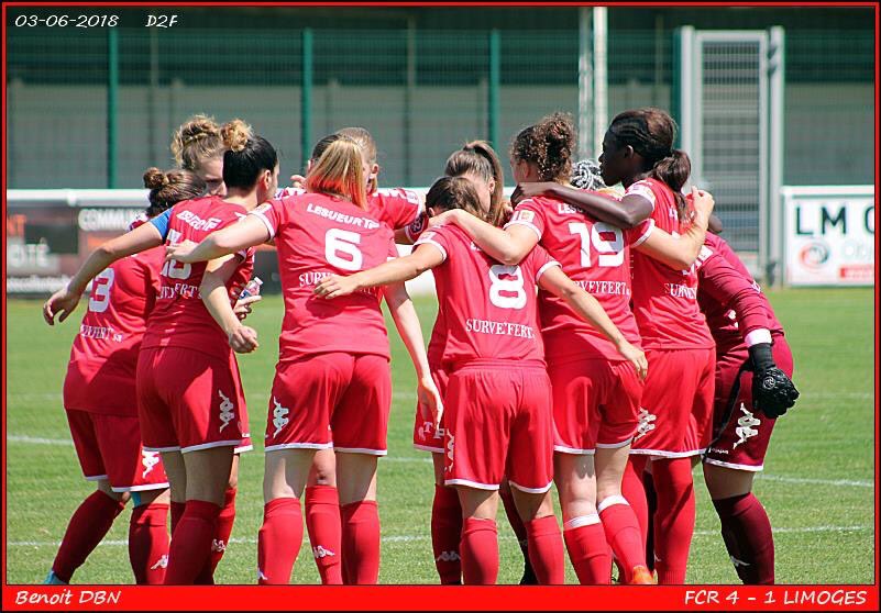 ⚽️🔥 Victoire de notre D2F pour ce match retour du premier tour de barrage, 4-1 face à Limoges (Sylia x2, Morgane et Aude). Place au deuxième tour, face à Orléans, dimanche. 🔴⚪️💪🏼 #TeamFCR #D2F #Barrages