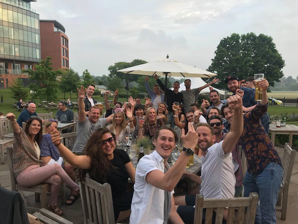 SearchableJim's tweet image. Great weekend, #GlastonHopley Friday for @we_Recruit &amp;amp; @SearchableChris Sten. Chris&apos; Stag on Saturday. Today is going to be a LONG Monday. Ugh. @SearchableBecca @Hanability @SearchableLuke @DigiChanel @SearchableAnt @SearchableOlly @Gambinobility @SearchableLiam #Searchability