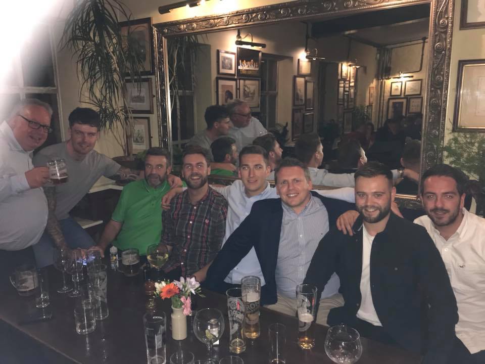 SearchableJim's tweet image. Great weekend, #GlastonHopley Friday for @we_Recruit &amp;amp; @SearchableChris Sten. Chris&apos; Stag on Saturday. Today is going to be a LONG Monday. Ugh. @SearchableBecca @Hanability @SearchableLuke @DigiChanel @SearchableAnt @SearchableOlly @Gambinobility @SearchableLiam #Searchability