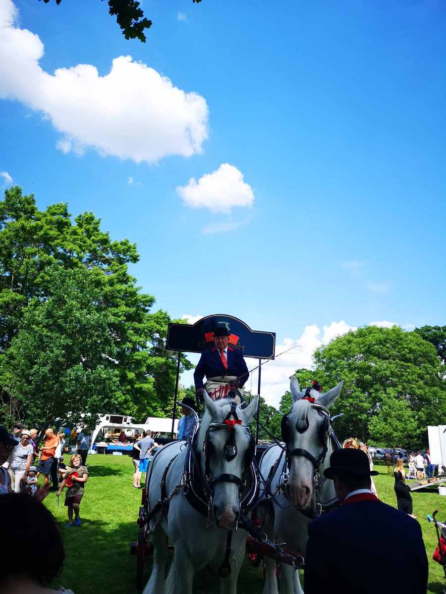 McMullens_pubs's tweet image. A great weekend at #CapelManor for the @WSShires leading our old dray. Well done on winning Best Trade Turnout, the Show Special Award and also to young William winning Best Groom of the show!