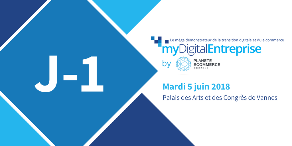 #MyDigitalEntrepriseBZH 

Le méga démonstrateur de la transformation #digitale des entreprises à lieu demain à Vannes ! N'oubliez pas de vous inscrire ❗️ Au programme : conférences, ateliers et démonstrations.

Toutes les infos ➡️ bit.ly/2IHQfFV