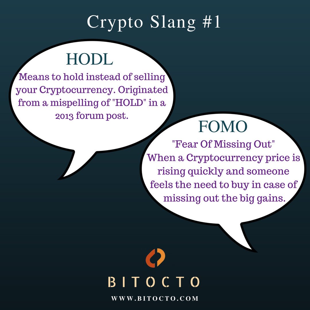 Apakah Anda sering melihat kata-kata tersebut di pakai di perbincangan  seputar Cryptocurrency? Mari simak arti dan singkatan kata-kata tersebut!  Dua kata hari ini adalah “HODL” & “FOMO”! #hodl #fomo #crypto #indonesia