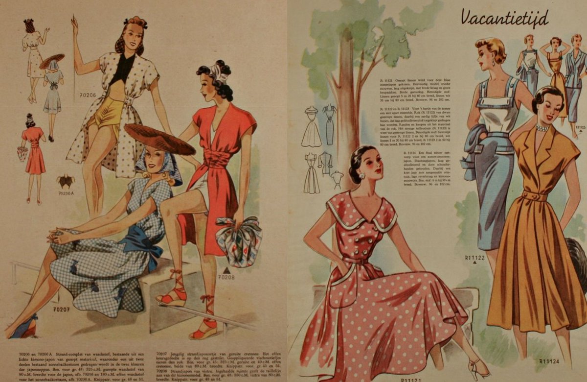 CollectieGelderland on Twitter: "De komt er aan! Deze prachtige reclames van de jaren '50 uit collectie van @MuseumdeScheper tonen hele andere en modebeelden dan tegenwoordig! https://t.co/cq1sve41ru #mode #vakantie #reclame #
