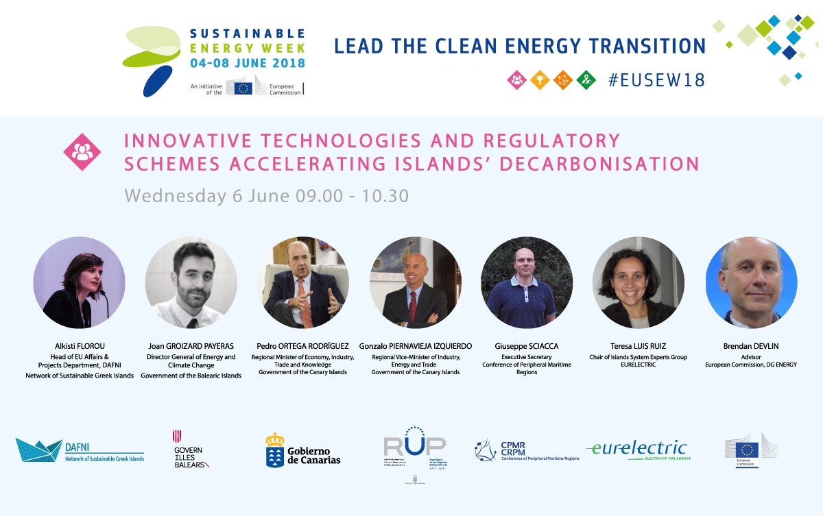 Save the date: on Wednesday #SMILE is taking part in #EUSEW to discuss about innovative technologies and regulatory schemes accelerating islands' decarbonisation 🏝️: meet us in #Brussels!
eusew.eu/innovative-tec…
#h2020