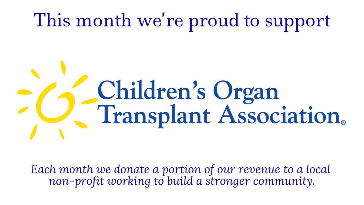 coffeehousefive's tweet photo. 10% of sales this week go to Children's Organ Transplant Association. #givingback https://t.co/lymf0BdxkH