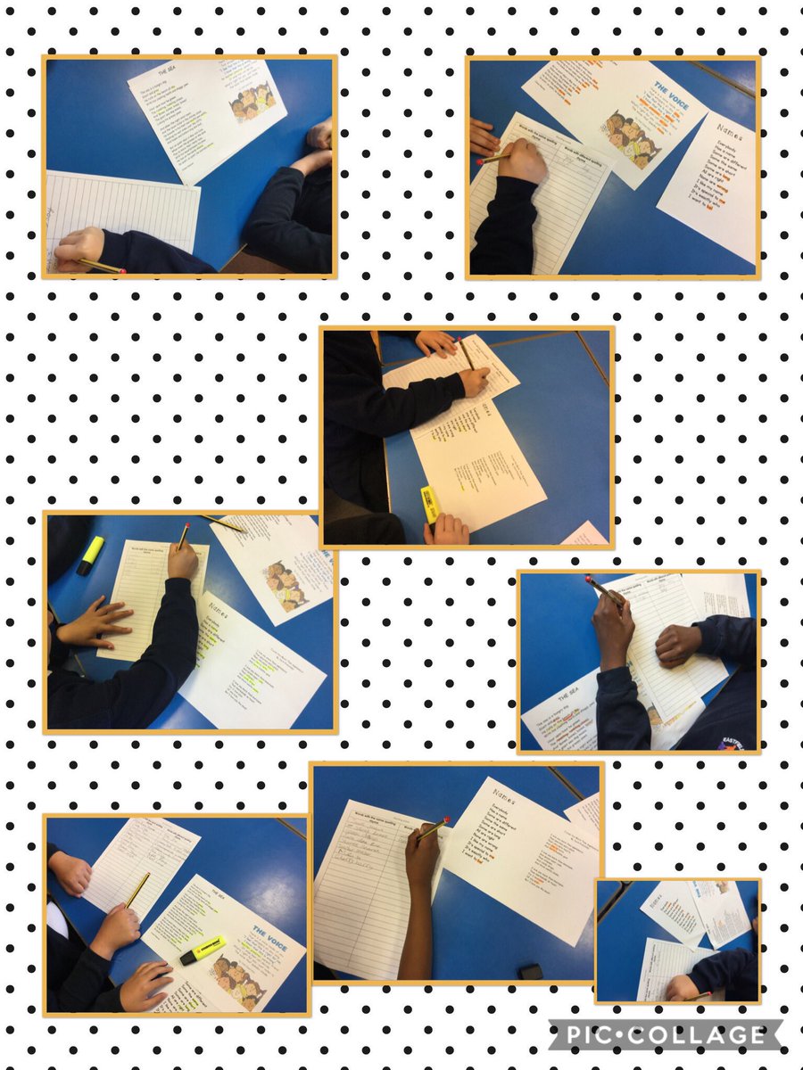 EPSMissMHardy's tweet photo. #Literacy in Y3 this morning, starting our new topic of #Poetry. The children were looking at different poems, discussing what they enjoyed about them and then highlighting the different #rhyming words. ๐๐๐#crosscurricular #textmarking @Gaynor_Spence @Eastfield_EN3 https://t.co/fX6CNoZ1vM
