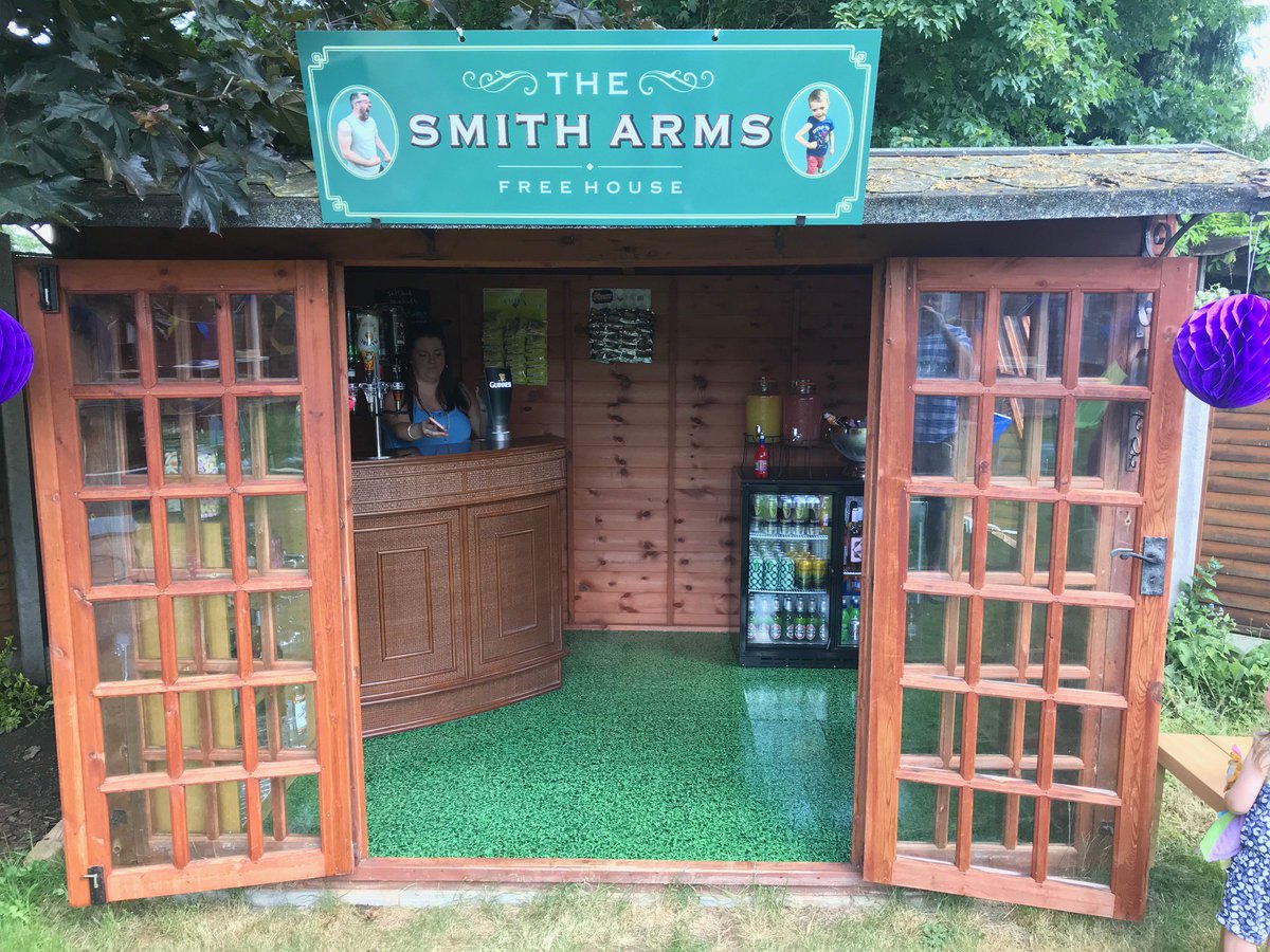 Floor Sticker ✅ 
Signage ✅ 
Back garden boozer ready for summer ✅ 

Call us ☎️: 01242 505134 for all print and signage enquiries.