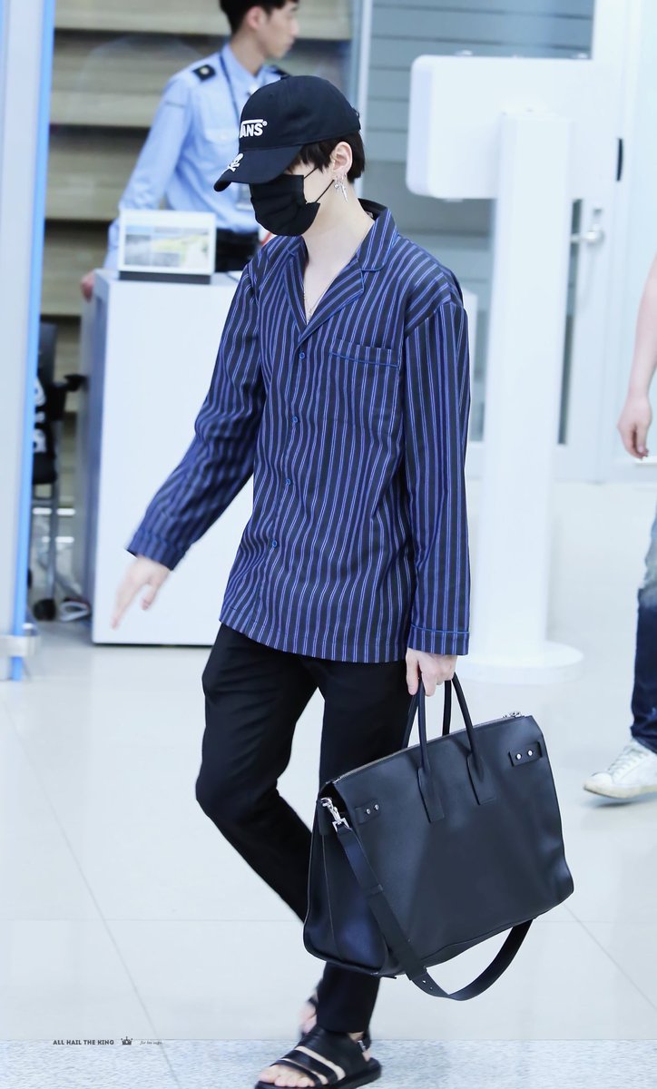 BTS Suga's airport fashion looks