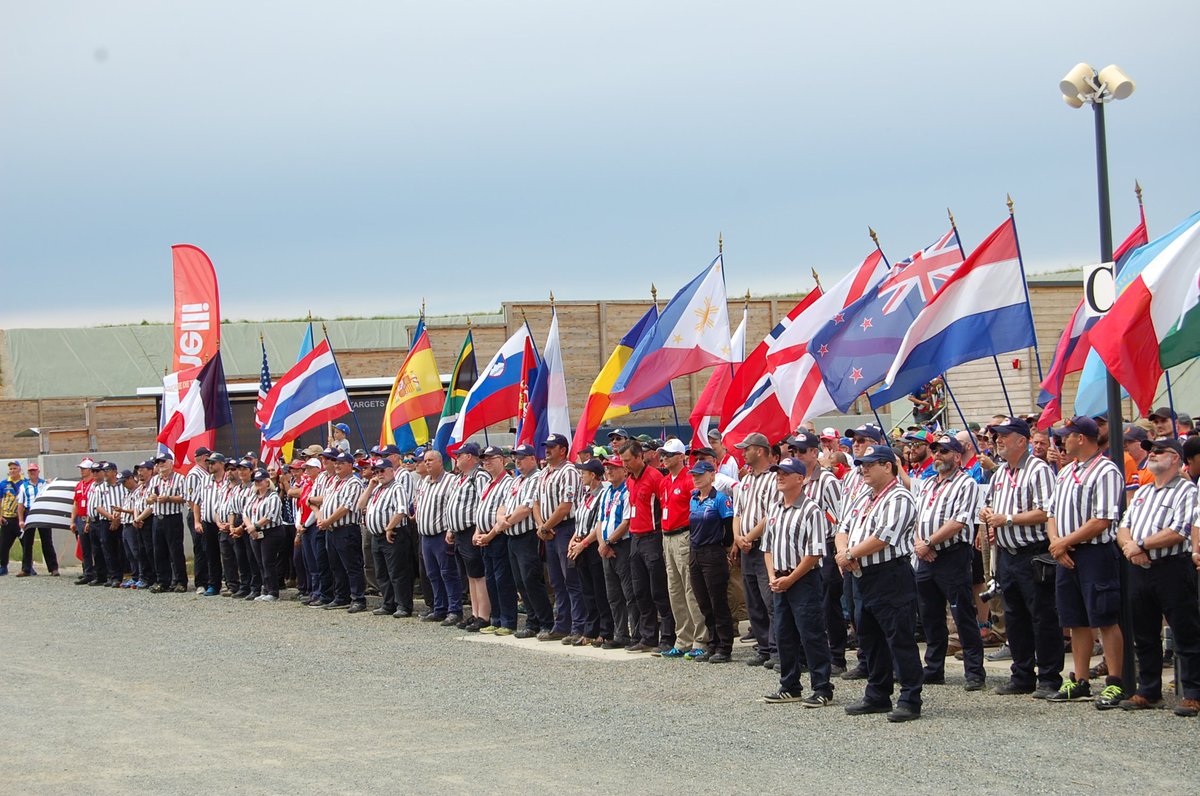 IPSCWorldShoot's tweet photo. Thank you CNTS and FFTIR for hosting the 2018 Shotgun World Shoot Opening Ceremony -DVC https://t.co/rxVfNkTRT0