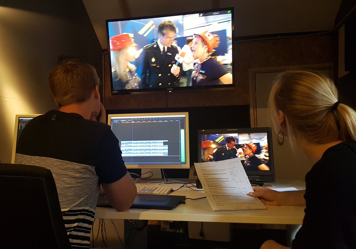 Editing film footage and discussing our hottopics #bigdata #ArtificialIntelligence #darkweb #cryptocurrency #TNW2018 @TheNextWeb #TheNextPolice @NOBS_Arnhem