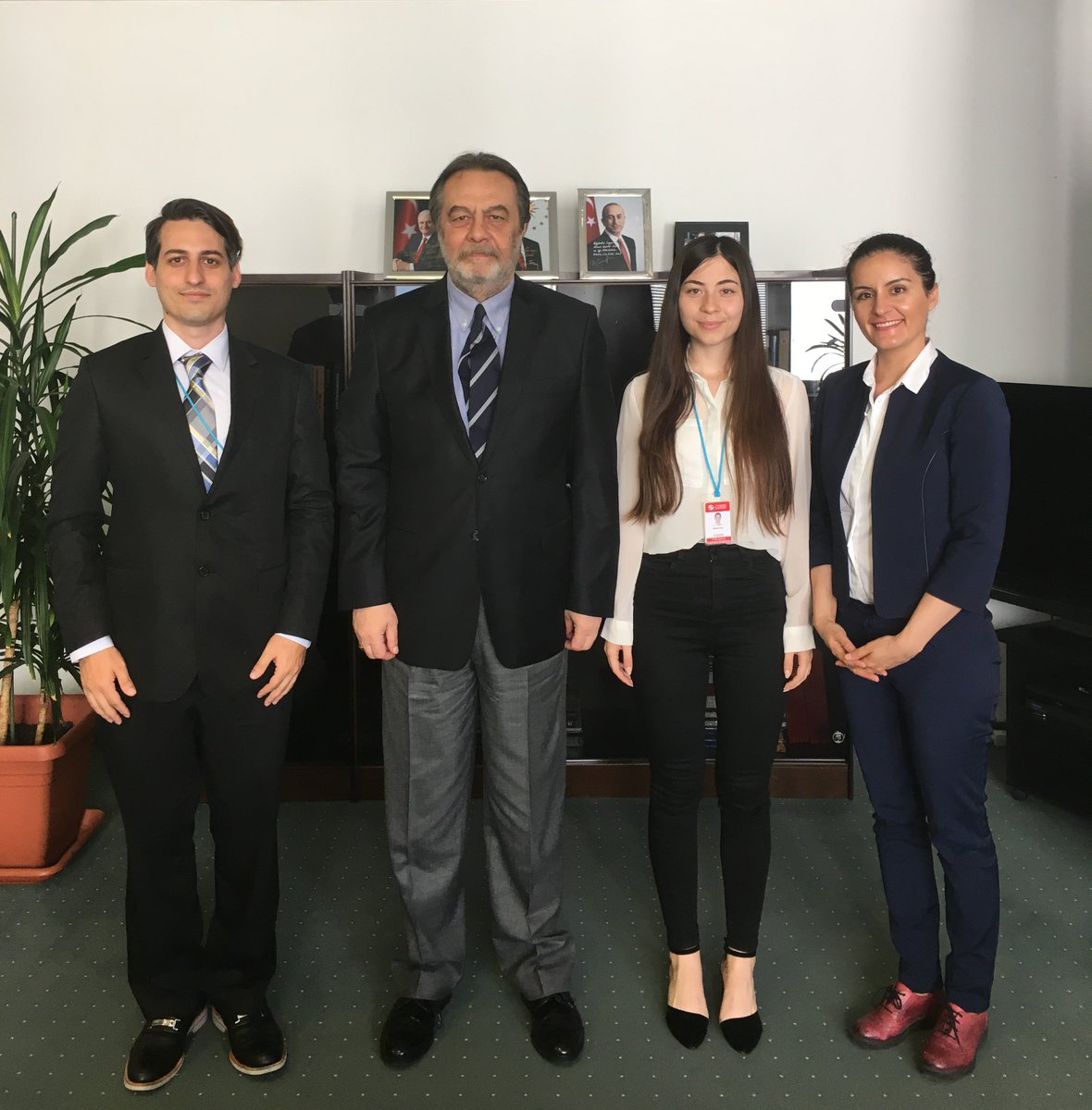 TC_BMViyanaDT's tweet photo. Last week Ambassador Gün received the Turkish participants of the @ctbto_alerts #2SDS and discussed CTBTO related matters. Glad to see young Turkish students and academicians are contributing to the CTBT Youth Group as active members. https://t.co/tQjj6yZhHh