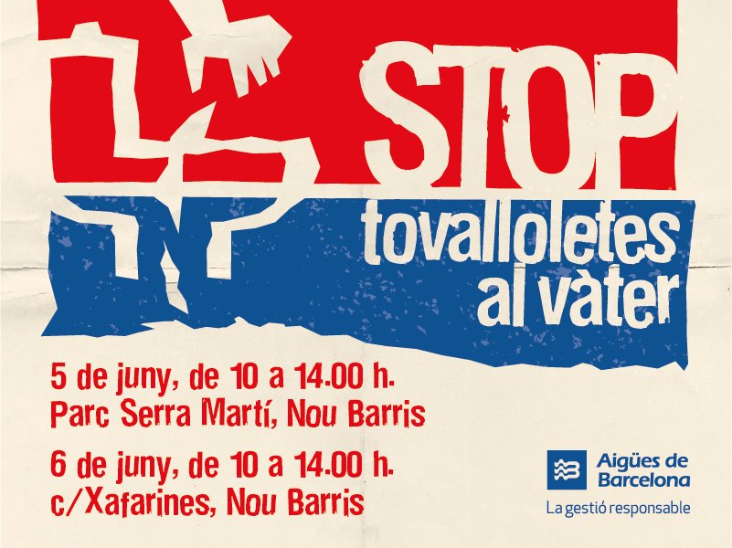 ¿Sabías que cada año se vierten 1,4 quilos de residuos por habitante por el desagüe? No seas parte del problema #StopTovalloletes #LlegandoATi
stoptovalloletesalvater.com