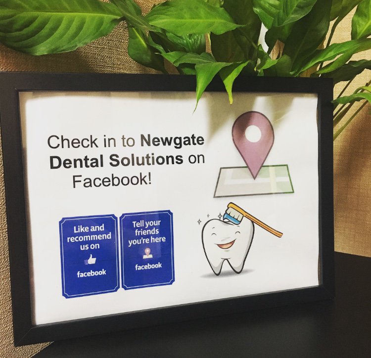 TeethSolutions's tweet image. Why not check in and tell us how you feel about your appointment when visiting us here at Newgate Dental! 😁