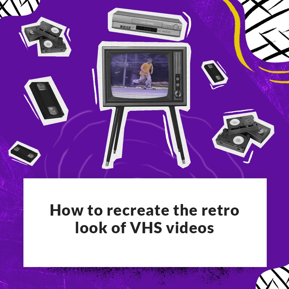 There are many ways to recreate the vintage look of VHS recordings with post-production. Learn more on our blog: bit.ly/VHS_Videos #videoproduction #videomaking