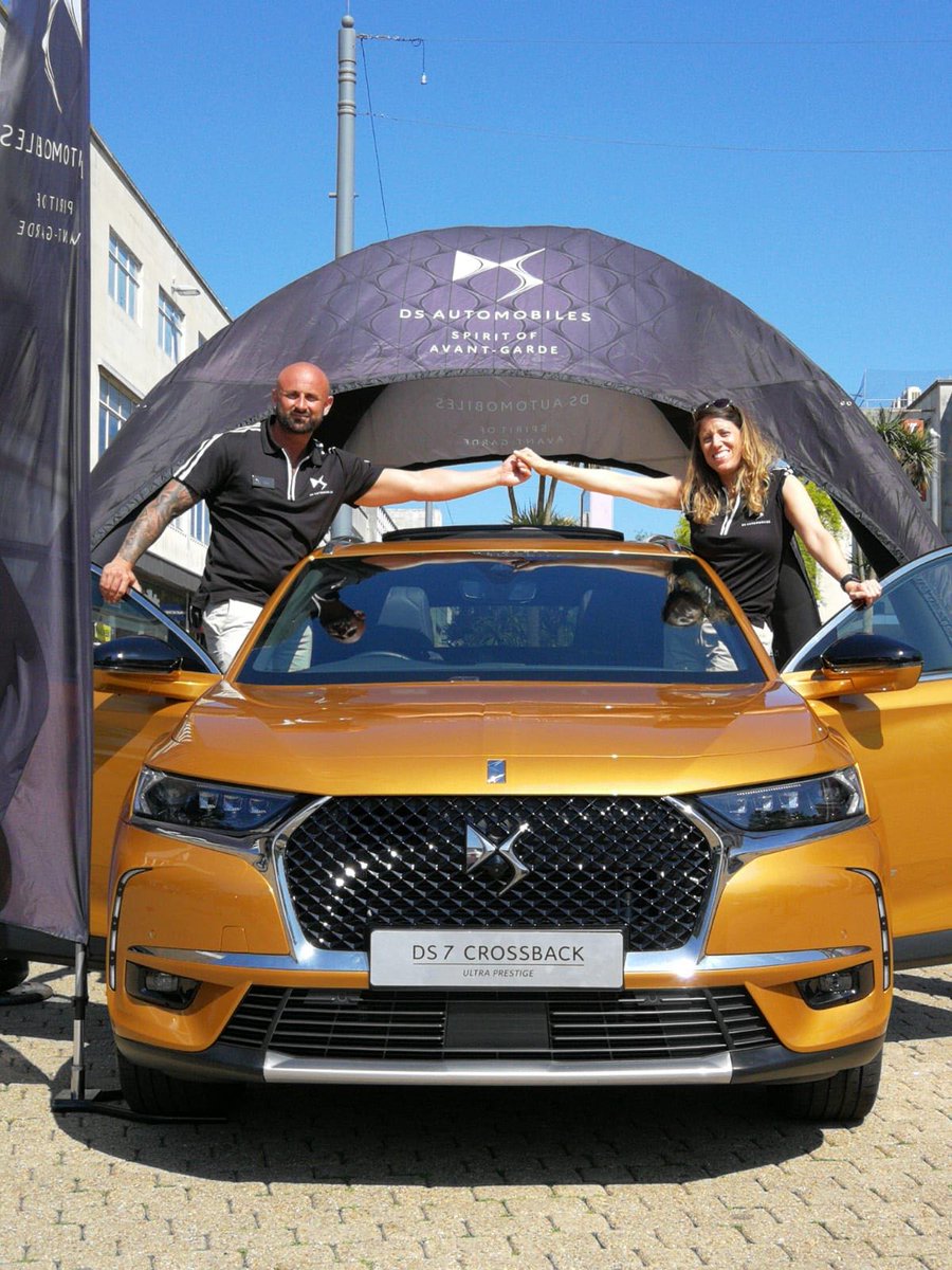 AnnSavvaGroup's tweet photo. Look at that blue sky!!! 😎🌞

Thank you @RyanGlover10 &amp; @NicciPerks for doing such a superb job at @FlavourFestSW with @DS_UK_Official this weekend! 

#FlavourFestSW #Plymouth #DSAutomobiles #ds7crossback #staffingagency #promotionalagency #experientialmarketing https://t.co/19UX3l5P56