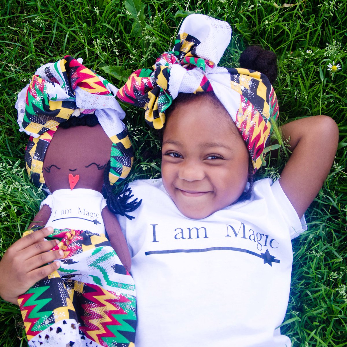 I am Magic!💫 New doll and Matching Tee available online later today!
Childrens T-shirt sizes 0-14yrs
#blackdollsmatter #RepresentationMatters #Diversity #etsyuk #handmade #twinning
