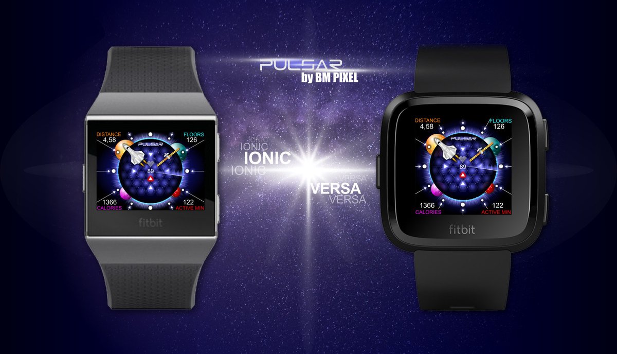 bm_pixel's tweet photo. Have you already tried our new clockface "PULSAR by BM PIXEL" ? Something for the space and scifi lovers. Available in app gallery:
https://t.co/Ai5uJovKr0

#fitbitionic #FitbitVersa #Fitbit #smartwatch #made4fitbit #fitbitdev #clockface #watchface https://t.co/C27YdIOmCs