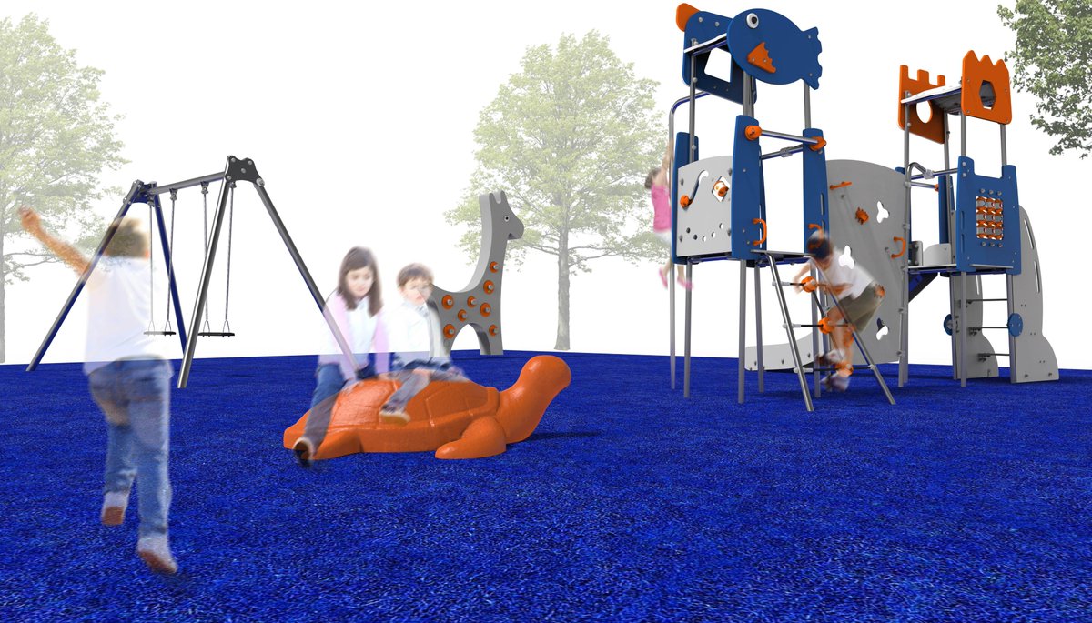 La semana pasada adjudicamos la instalación de un nuevo parque infantil en la playa de Los Narejos. En los últimos tres años, hemos instalado 25 parques para que los más pequeños puedan disfrutar. Así quedará el nuevo parque....