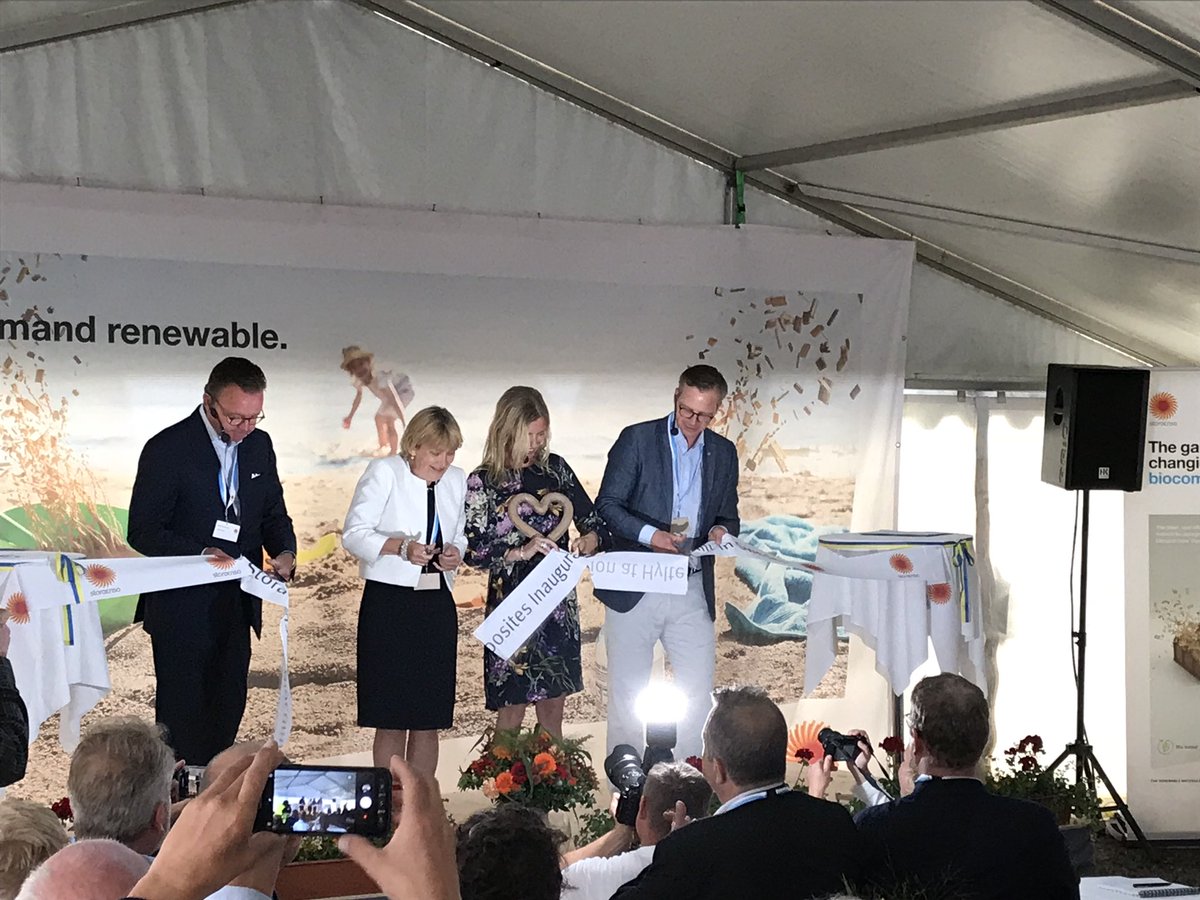 Michael Carus On Twitter Stora Enso Opens Its Factory On The New Biocomposites Granulates Durasense Tm In Hyltebruk Sweden To Start The End Of The Fossil Based Economy With Real Biobased Solutions Https T Co Ogzu5tie2d