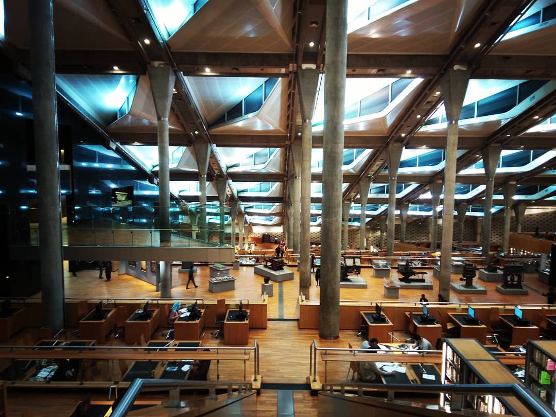 The Royal Library of Alexandria or Ancient Library of Alexandria in Egypt, once the largest library in the world, where I lost a piece of my heart in January this year.