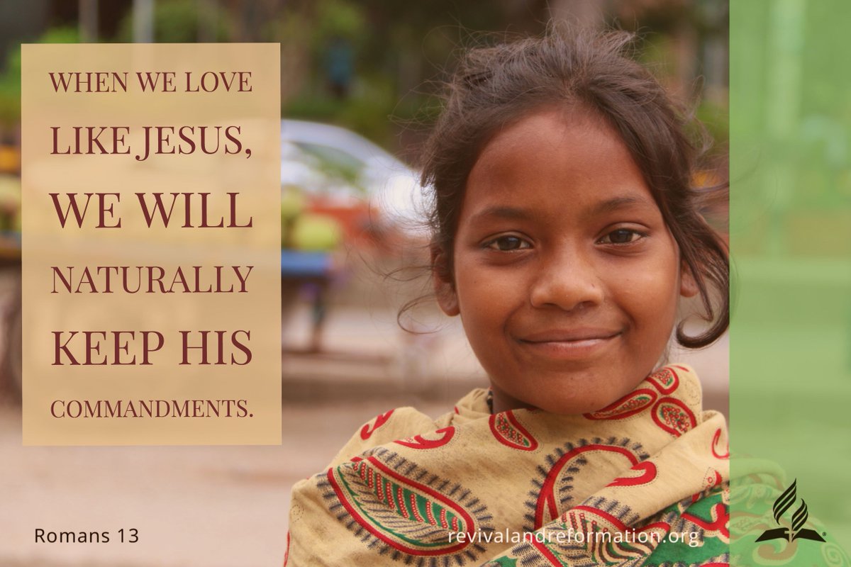 Revive_Reform's tweet image. What a poignant reminder! If only we truly loved, there would never be a struggle to keep the Commandments of God. So, why do we often find it so hard to love like this? buff.ly/2ISw1p7 #BHP20
