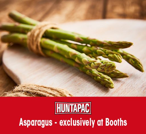 For the first time, our asparagus will be packed in clear recyclable punnets. Pick up yours today in <a href="/BoothsCountry/">Booths Supermarket</a> 😋