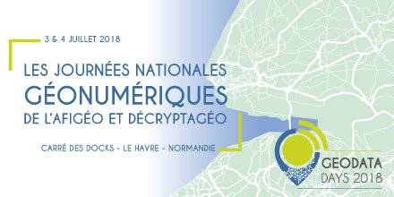 Retrouvez-nous les 3 &amp; 4 Juillet au Havre pour les Journées nationales Géonumériques #GeoDataDays, organisées par l'<a href="/afigeo_asso_fr/">Afigéo 🌐</a> et <a href="/DecryptaGeo/">DECRYPTAGÉO</a>
