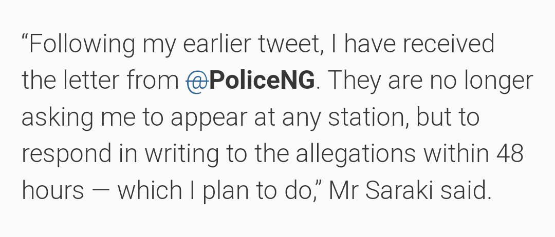 alutadarf's tweet photo. When We Told You There Was Nowhere The Police Accused @bukolasaraki Of Armed Robbery, You Guys Didn't Believe. Read His Tweets, See For Yourselves And Enjoy The Rest Of Wailing Day. https://t.co/cOQsg2AVrd