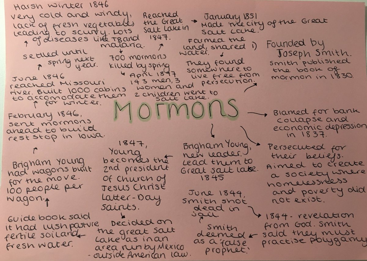 Gcse Notes On Twitter Mormons American West Edexcel Gcse Notes On Twitter Mormons American West Edexcel