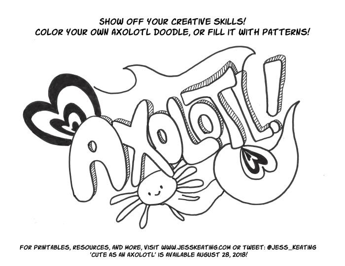 Axolotl Coloring Page