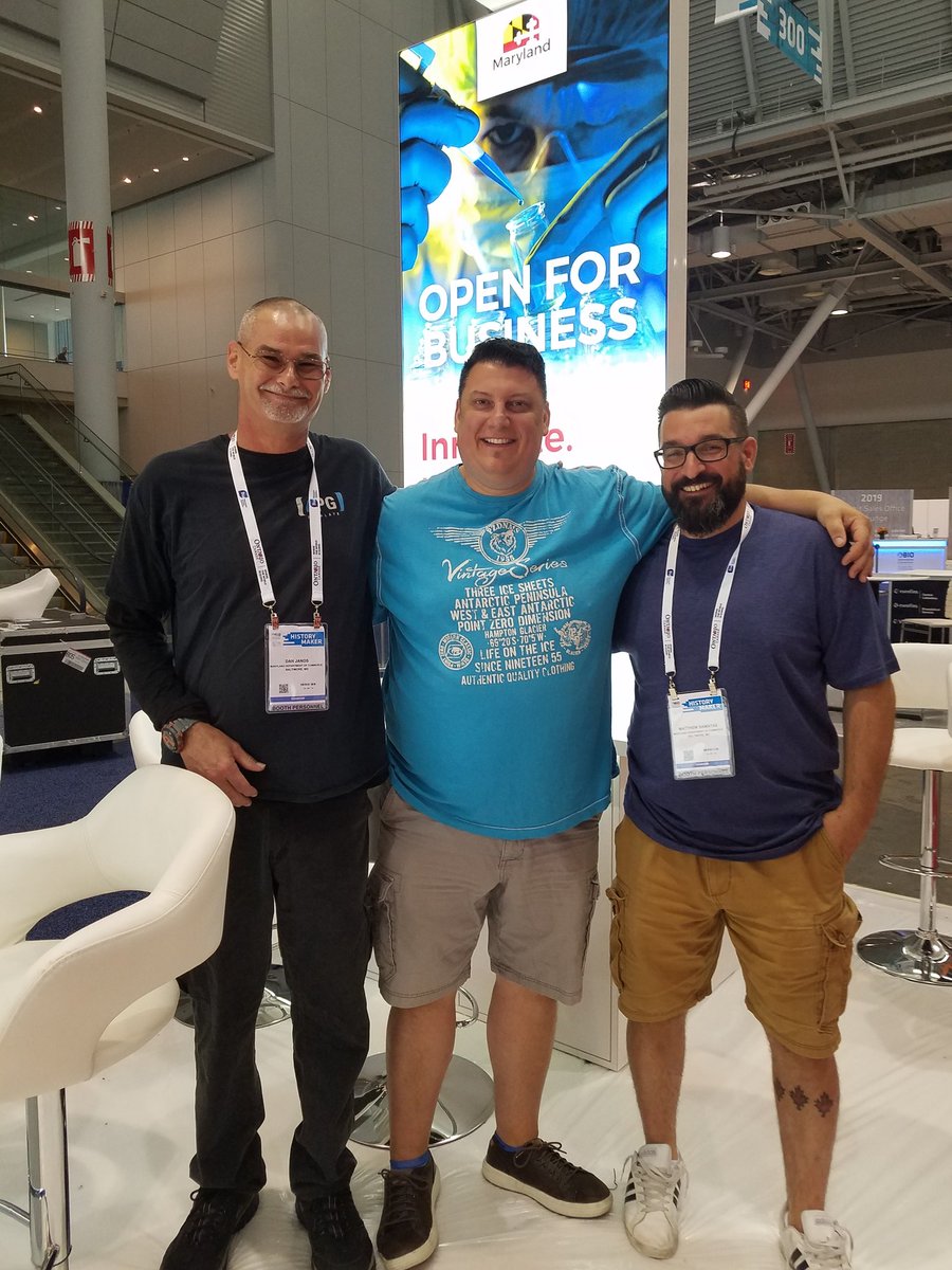 judycostello's tweet photo. .#MarylandPavilion #BIO2018 coming together..Great work on design and structure by Cloud9 group and @MDBiz team!
.@BioHealthInnov @think_moco @RockvilleREDI @montgomerycoll @emergentbiosolu @UMVentures @JHUBME @GrowGburg https://t.co/udF8gcbkT4