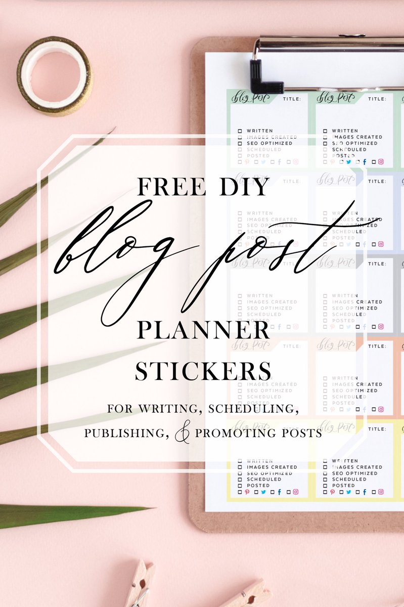 PrintableWisdom's tweet photo. Free blog post planner stickers! https://t.co/D27ydcxf2j https://t.co/HMjZvlOBhg