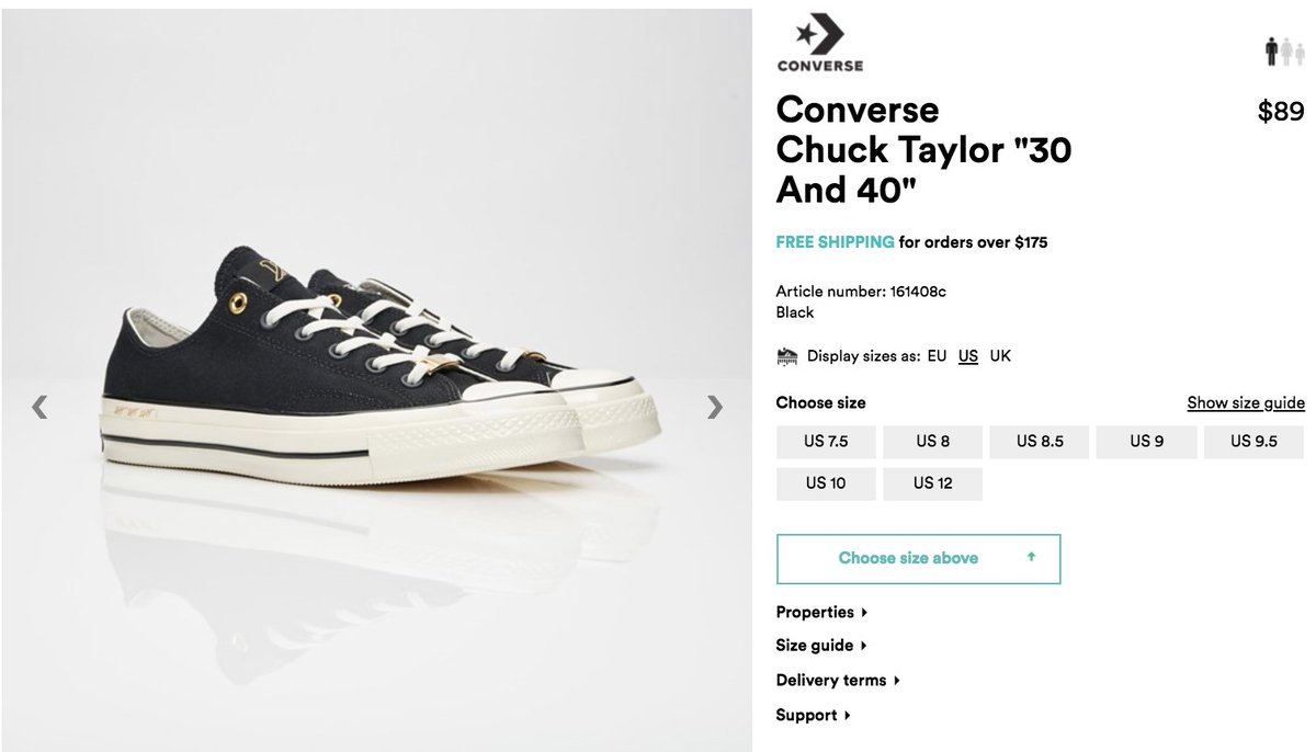 converse chuck 70 low 30 and 40