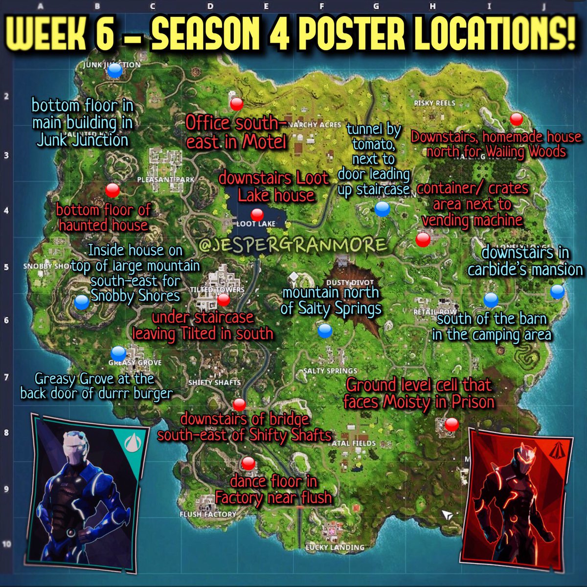 Jesgran On Twitter Here Are Every Single Fortnite Poster Location For Week 6 S Leaked Challenge Spray Over Different Omega Or Carbide Posters With Description And Images Please Rt And Like Fortnitebr Fnbrleaks Fortnite Br Week 6 Posters Fortnite Br Week 6 Posters Jesgran On Twitter Here Are Every Single Fortnite Poster Location For Week 6 S Leaked Challenge Spray Over Different Omega Or Carbide Posters With Description And Images Please Rt And Like Fortnitebr Fnbrleaks