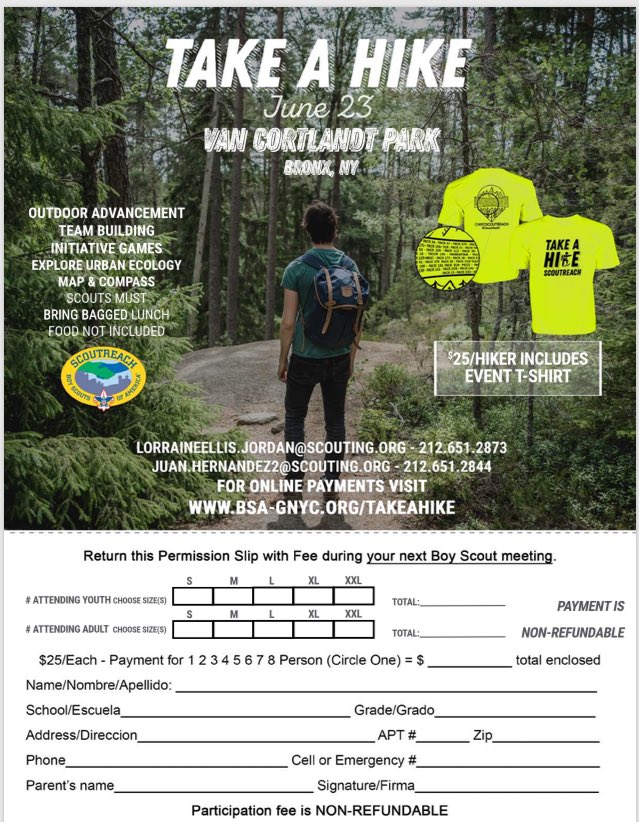 lorraineellisj1's tweet image. SCOUTREACH SAYS TAKE A HIKE!
#takeahike