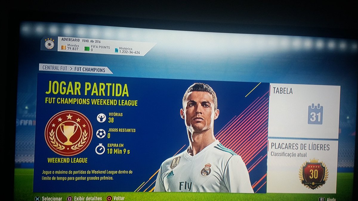 OMGoldz's tweet photo. Muito tempo tentando buscar e finalmente saiu. Primeiro T100 no FIFA18! Feliz demais com o resultado é espero conseguir mais vezes ❤ https://t.co/hmT95azZav