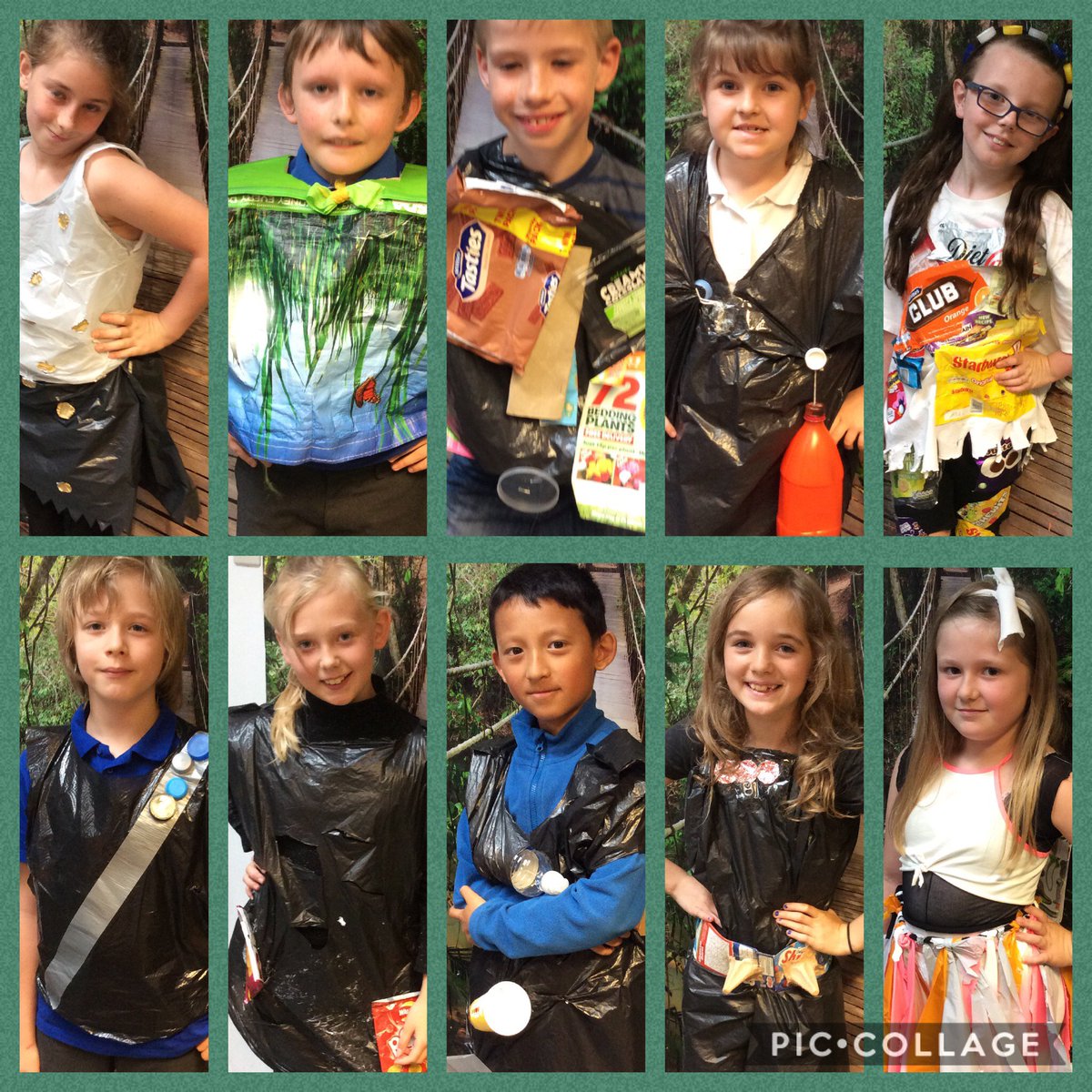 WoodsettsSchool's tweet photo. Immersion day fun -  Class  four recycled materials to create wonderful outfits.  #y4rocks #immersiondays https://t.co/Vj0ZvCgJ7D