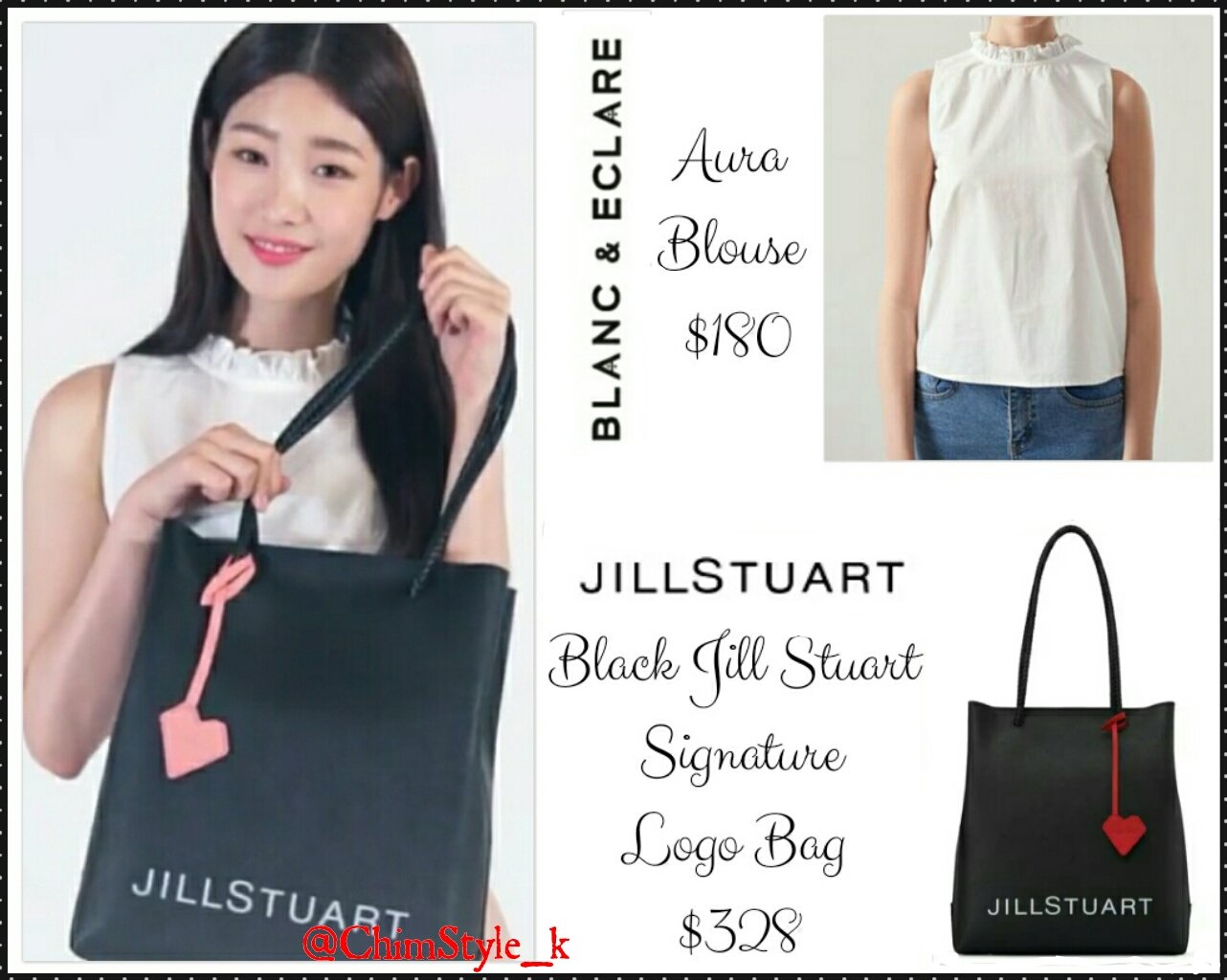 Kpop Style Jillstuart Korea Official Instagram Update With Dia S Chaeyeon Blouse Blanc Eclare Aura Blouse 180 Bag Jillstuart Black Jill Stuart Signature Logo Kpop Style Jillstuart Korea Official Instagram Update With Dia S Chaeyeon Blouse Blanc Eclare Aura Blouse 180 Bag Jillstuart Black Jill Stuart Signature Logo