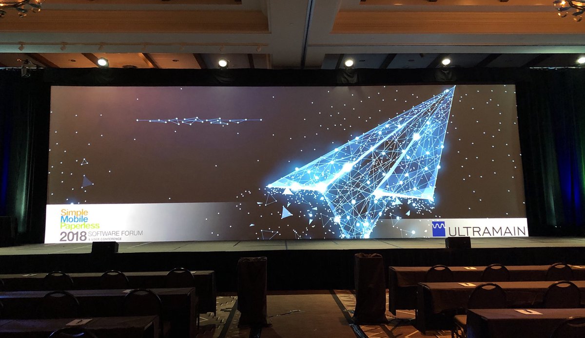 sdkizer's tweet photo. Ultramian 2018 User Conference @ultramain #SimpleMobilePaperless https://t.co/CtYLgoUrvg